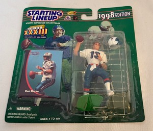 lot 111 image: Dan Marino 1998 Starting Lineup Football Figure Miami Dolphins