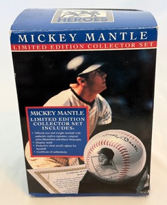 lot 142 image: Mickey Mantle Limited Ediiton All Star Heroes Photo Baseball