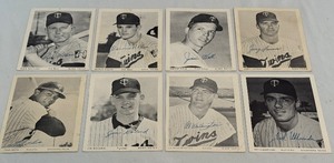 lot 148 image: (8) Vintage Minnesota Twins Team Issued Photos Including Tony Oliva