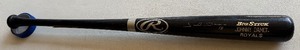 lot 29A image: Johnny Damon Signed and Game Used Rawlings Big Stick Kansas City Royals Bat