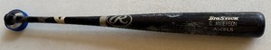 lot 33A image: Garrett Anderson Heavily Game Used Rawlings Big Stick Anaheim Angels Baseball Bat