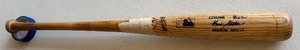 lot 45A image: Kein Stocker Game Used Louisville Sluger Powerized B267 Anaheim Angels Baseball Bat