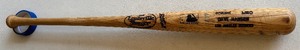 lot 46A image: Dave Hansen Signed and Game Used Louisville Slugger Powerized M110 Los Angeles Dodgers Baseball Bat