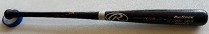 lot 50A image: Johnny Damon Signed Heavily Game Used Ralwings Big Stick Kansas City Royals Baseball Bat