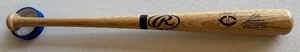 lot 55A image: Joe Mauer 2006 AL Batting Champ Stadium Giveaway Bat Minnesota Twins