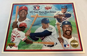 lot 76A image: Tony Oliva Signed All-Time Home Run Hitters 1993 Upper Deck Limited Edition Print