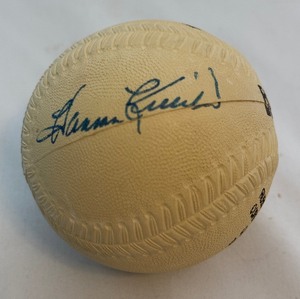 lot 103A image: Harmon Killebrew Signed Rubber Covered Baseball - Minnesota Twins