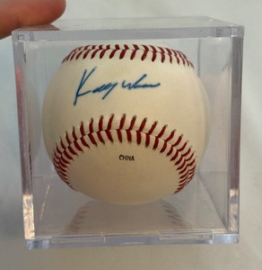 lot 107A image: Kerry Wood Signed Rawlings Official League Ball - Chicago Cubs Baseball