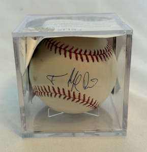 lot 118A image: Felix Pie Signed Rawlings OMLB Selig Baseball