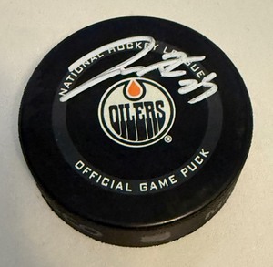 lot 130A image: Darnell Nurse Signed Edmonton Oilers Official NHL Game Puck With COA