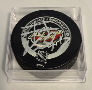 lot 136A image: Filip Kuba Signed Minnesota 2004 All-Star Official Game Puck