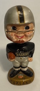 lot 154 image: Oakland Raiders Vintage Nodder Bobblead Football