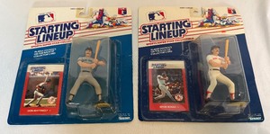 lot 173 image: Don Mattingly and Wade Boggs 1988 Starting Lineup Baseball Figures