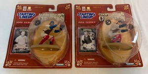 lot 174 image: Yogi Berra and Roy Campanella 1998 Cooperstown Collection Staring Lineup Figures