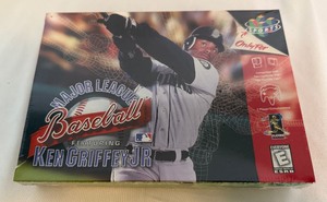 lot 156A image: Nintendo 64 Major League Baseball Featuring Ken Griffey Jr. Video Game Factory Sealed