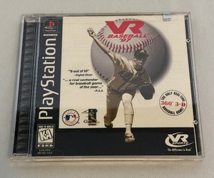 lot 161A image: Sony Play Station VR Baseball 1997 Baseball Video Game Factory Sealed