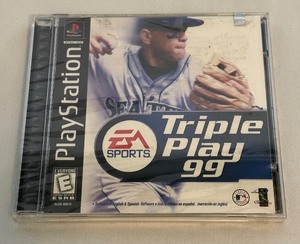 lot 162A image: Sony Play Station EAS Sports Triple Play Baseball Video Game Factory Sealed