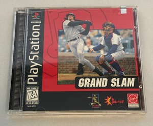 lot 163A image: Sony Play Station Grand Slam Baseball Video Game Jeff Bagwell Factory Sealed