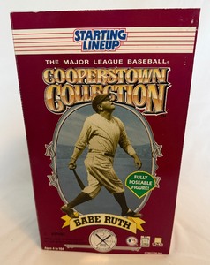 lot 164A image: Babe Ruth Starting Lineup 12 cooperstown Collection Baseball Figure