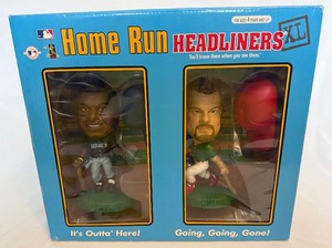 lot 166A image: Ken Griffey Jr. and Mark McGwire 1998 Headline XL Baseball Premier Collection with COA Unopened