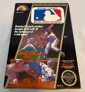 lot 168A image: Nintendo 1989 LJN Toys MLB Baseball Video Game With Kirby Puckett on Front
