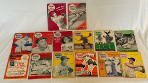 lot 181 image: (14) Vintage Baseball Digest Magazines 1940s and 50s w (1)1973