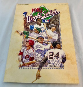 lot 191 image: 1987 World Series Baseball Official Program Minnesota Twins