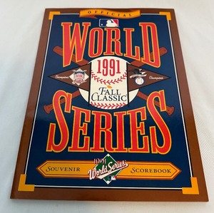 lot 193 image: 1991 World Series Baseball Official Program Minnesota Twins