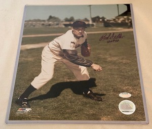 lot 24B image: Bob Feller Signed 8x10 Photo With COA - Baseball