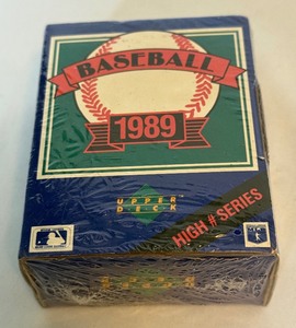 lot 173A image: 1989 Upper Deck Baseball High # Series Sealed Card Set