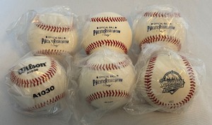 lot 176A image: (6) Brand New Baseballs
