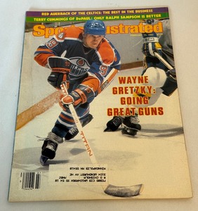 lot 186A image: Wayne Gretzky Sports Illustrated Magazine Februart 15, 1982 Hockey