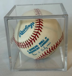 lot 193A image: Rawling OALB Budig Baseball With Case