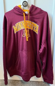 lot 203A image: University of Minnesota Size XL Hoodie Sweatshirt