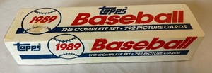 lot 209 image: 1989 Topps Baseball Factory Card Set