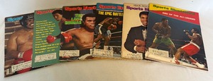 lot 213 image: (6) Vintage Boxing Sports Illustrated Magazines 1971-1980 - Muhammad Ali