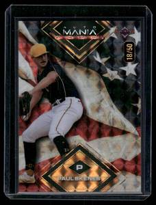 lot 10B image: Paul Skenes 50 TC 2024 Wild Card Auto Manie #AMAD-PS3, Numbered 1850, Rookie Baseball Card