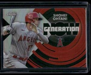 lot 59B image: Shohei Ohtani NOW Generation 2022 Topps Chrome #GNC-5 Baseball Card