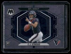 lot 84B image: CJ Stroud RC 2023 Mosaic NFL Debut #ND-3 Rookie Football Card