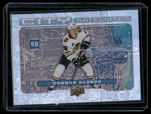 lot 85B image: Connor Bedard 2024-25 Upper Deck City Satellites #CS-11 Hockey Card