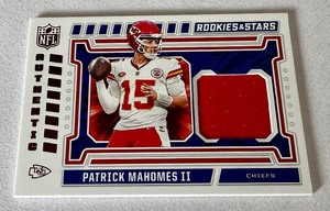 lot 15B image: Patrick Mahomes Relic 2023 Rookies & Stars Authentic #NA-PMS Football Card