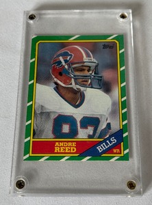 lot 88B image: Andre Reed RC 1986 Topps #388 Rookie Football Card