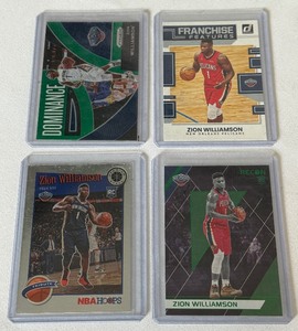 lot 89B image: Zion Williamson 4 Card Basketball Lot w 2 Rookie Cards