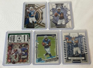 lot 90B image: Anthony Richardson 5 RC Lot With Die Cut Rookie Football Cards
