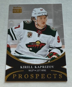 lot 94B image: Kirill Kaprizov RC 2020-21 NHL Metal Universe Skybox Premium Prospects #PP-37 Rookie Minnesota Wild Card
