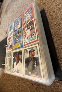 lot 128B image: HUGE Sammy Sosa 700 UNIQUE Baseball Card Binder - Rookies, Inserts, Die Cuts, Numbered, Promo, and More