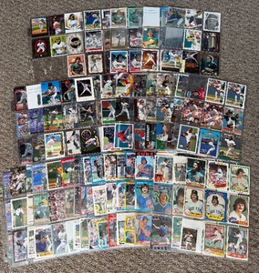 lot 129B image: Dennis Eckersley 300 Unique Baseball Card Lot - 1977-Modern w 2nd Year, Vintage, Numbered, Inserts, Die Cuts, Glossy, OPC, and more