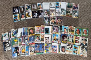 lot 131B image: Rich Goose Gossage 119 Card Unique Baseball Card Lot From 1974-Modern
