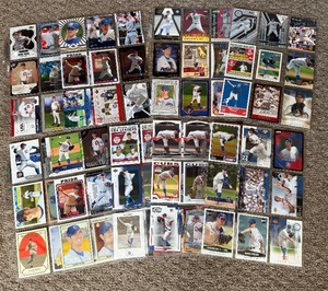 lot 123B image: Mark Prior 82 Baseball Card Lot w Rookies, Inserts, Chrome, and More