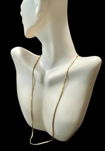 lot 8J image: Italian 14k Gold Necklace 18 inches